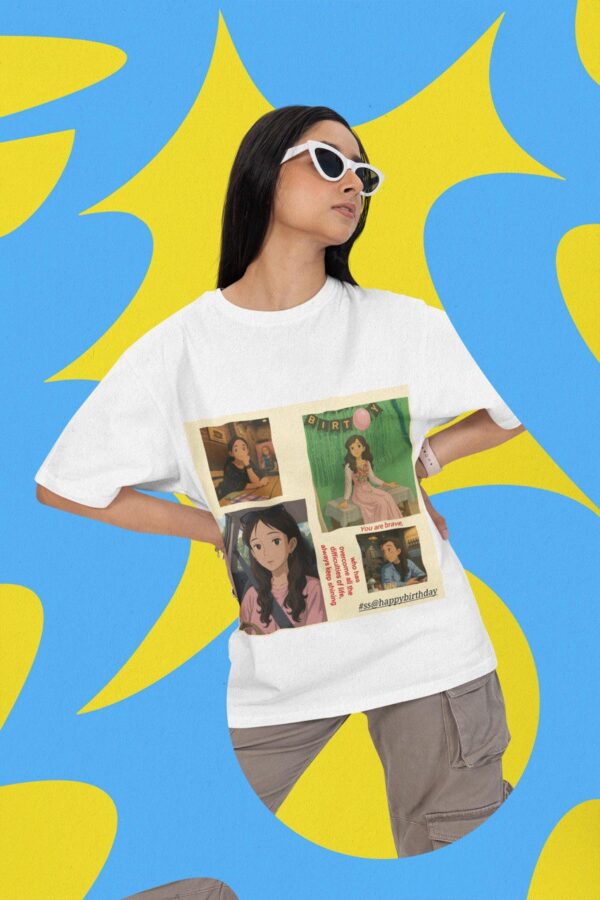 POD BIRTHDAY GIFT OVER SIZED TSHIRT